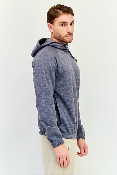 adidas Men Sportswear Fit Long Sleeve Outdoor Hoodies, Grey