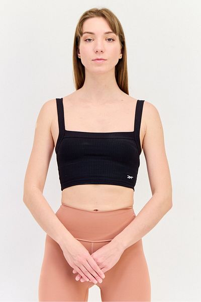 Reebok Women Sportswear Fit Sleeveless Training Tank Top, Black