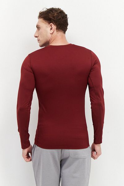 New Balance Men Sportswear Fit Long Sleeves Training T-shirt, Maroon