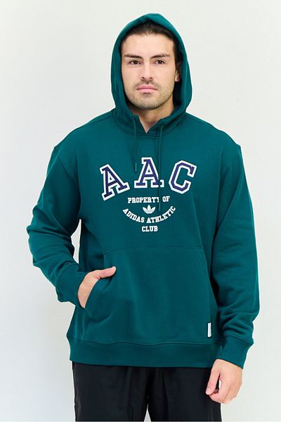 adidas Men Sportswear Fit Long Sleeve Outdoor Sweatshirt, Green