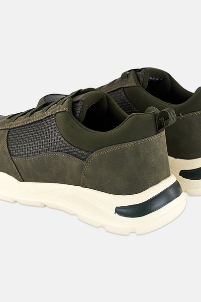 RBX Men Slip On Running Shoes, Dark Olive