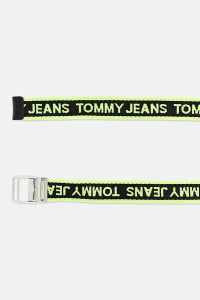 Tommy Jeans Women Brand Logo Buckle Belt, Multicolor
