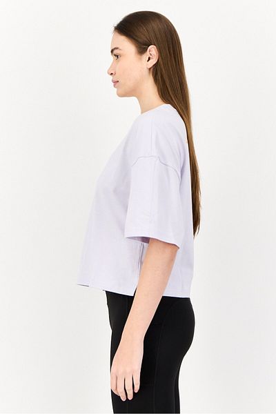 Puma Women Sportswear Fit Short Sleeve Outdoor T-Shirt, Lavender