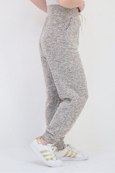 Offline by Aerie Women Regular Textured Sweatpants, Grey