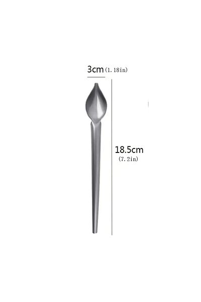 Choice Small 1pc Chocolate Cream Spoon Stainless Steel For Coffee Baking Cake Decoration,sauce Embellishmen
