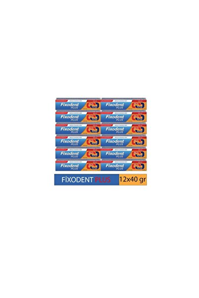 Fixodent Plus 40 Gr 12 X 40 Gr Skt06.2025