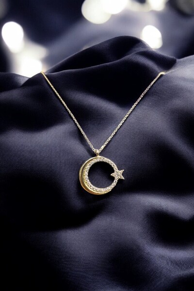 Altınaşkı Ay&yıldız Altın Kolye