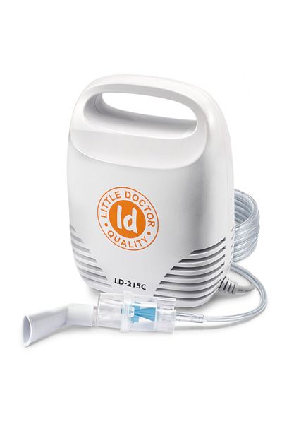 Little Doctor Aparat Aerosoli Ld-215c, Nebulizator Cu Compresor, 3 Dimensiuni De Particule, Alb