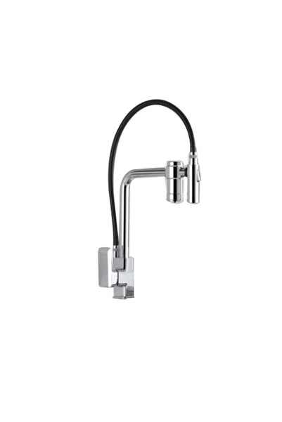 Blackswan Design Baterie chiuveta bucatarie, Blackswan, Tip M373, iesire apa purificata si dus cu 2 moduri, 49 cm