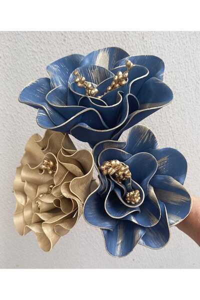 Decorative 3-Piece Latex Bundle, Suitcase or Vase Flower Eva(ARTIFICIAL FLOWER)
