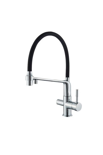 Blackswan Design Baterie chiuveta bucatarie, Blackswan, Tip M20 iesire pentru apa purificata, model crom, 43 cm
