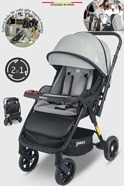 Baby Home 900 X3 Çift Yönlü Bebek Arabası