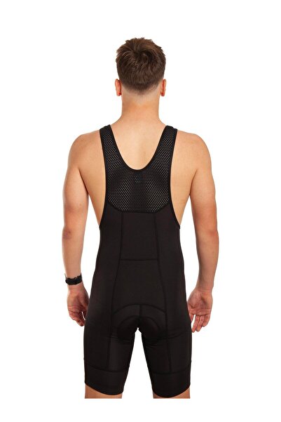 Jordanred Siyah, Airmesh Pedli :: Askılı Kısa Bisiklet Taytı