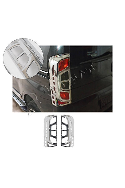 BRSPLAST Fiat Fiorino Uyumlu 2007 Ve Üzeri Stop Çerçevesi 2 Parça Abs Krom Ka...