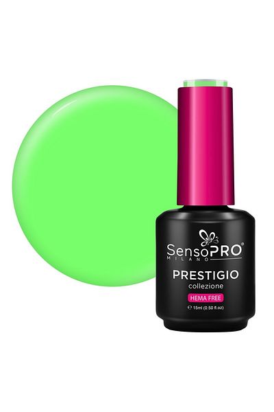 SensoPRO Milano Semi-permanent Nail Polish Prestigio - Atomic Green 15ml