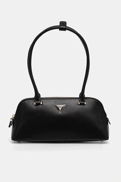 Guess DARYNA SHOULDER SATCHEL Geantă neagră de umăr pentru femei HWVG9493080-BLA