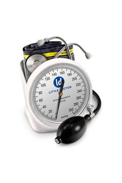 Little Doctor Little Doctor LD 100 mechanical blood pressure monitor, stethoscope included, desk stand