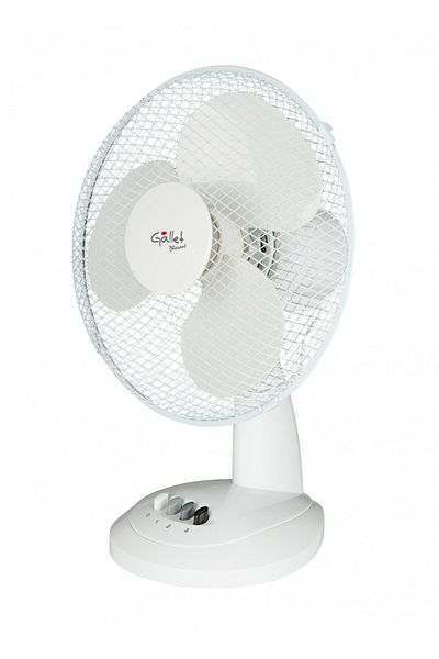 GALLET Table Fan Ven9, 23 W, Diameter 23 Cm, 2 Speeds, Oscillation