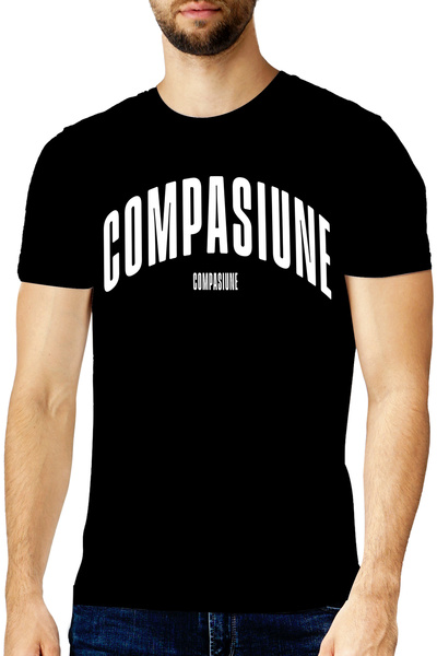 StoryGift Romania Tricou Barbati Cuvantul Compasiune, Motivational, Self Help...