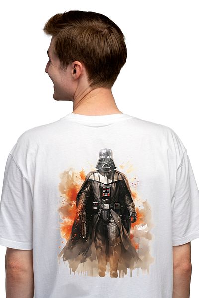 StoryGift Romania Tricou Barbati Cu Darth Vader, Star Wars, Sf, Raufacatori, Anakin Skywalker, Cu Imprimeu Stg