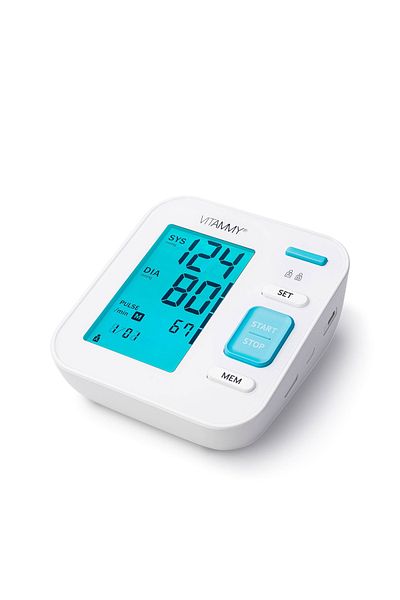 Vitammy VITAMMY Next 5 electronic upper arm blood pressure monitor, USB plug, arrhythmia detection