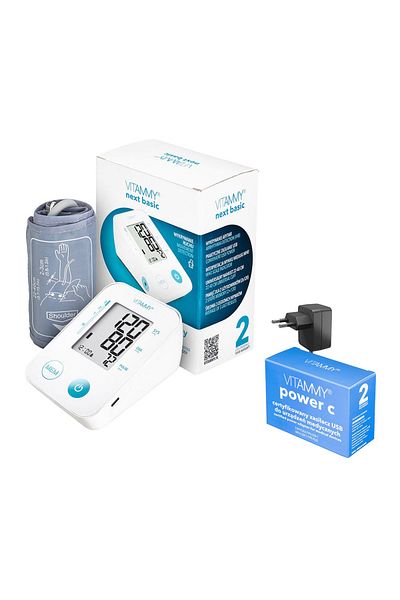 Vitammy Electronic upper arm blood pressure monitor Vitammy Next Basic Power C