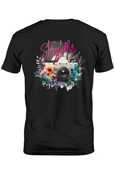StoryGift Romania Tricou Barbati cu mesajul "Storyteller", povestitor, ilustr...