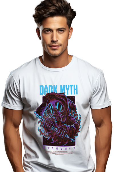 StoryGift Romania Tricou Barbati Cu Fantoma Moartea Cu Coasea Si Masca Anti G...