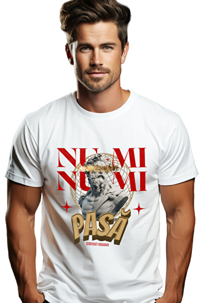 StoryGift Romania Tricou Barbati Statuie Grecia Bust Barbat, Text Nu-mi Pasa ...