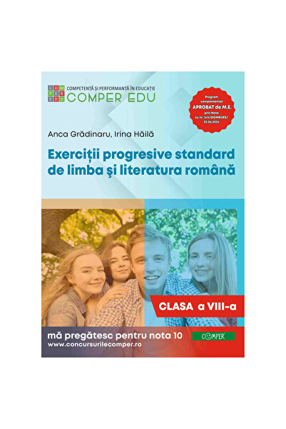 comper Exerciții progresive standard la limba și literatura română, clasa a V...