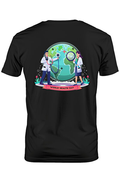 StoryGift Romania Tricou bărbătesc cu mesaj în limba engleză Ziua Mondială a ...