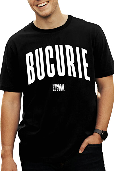StoryGift Romania Tricou Barbati Cuvantul Bucurie, Motivational, Self Help, I...