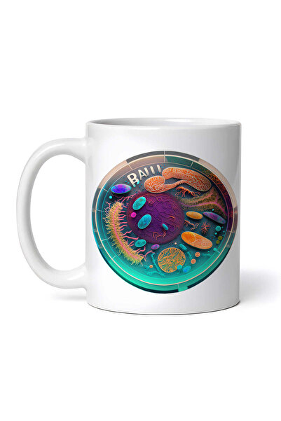 OEM Cană albă personalizată, vas Petri de laborator, INOVATIX®. 330 ml