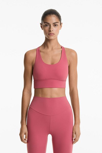 Oysho Medium-support comfortlux sports bra with cups