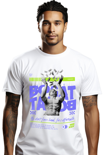 StoryGift Romania Rich Men's T-Shirt - Don't Just Make Money, Make a Differen...