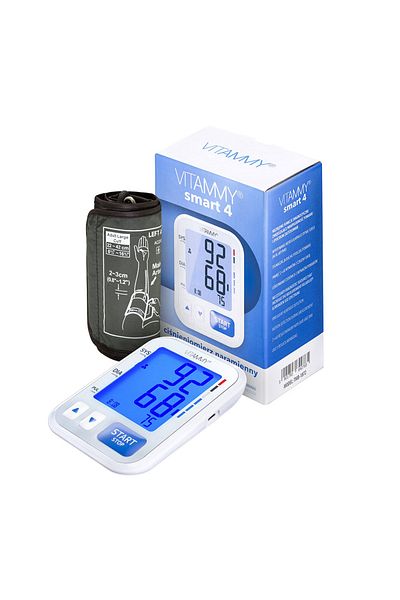 Vitammy Vitammy Smart 4 electronic upper arm blood pressure monitor, USB plug, measurement during cuff inflation
