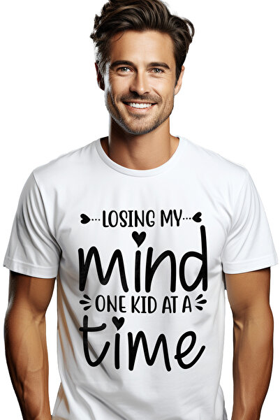 StoryGift Romania Tricou Barbati Cu Inimioare Si Mesajul "imi Pierd Mintile, ...