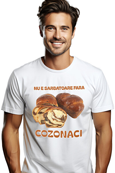 StoryGift Romania Tricou Barbati Cozonaci Nu E Sarbatoare Fara Mancare Tradit...