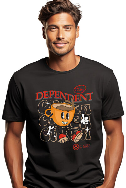 StoryGift Romania Tricou Barbati Ceasca De Cafea Fericita Dependent De Cafea ...