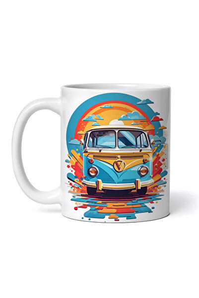 OEM Εξατομικευμένη λευκή κούπα, Van life, INOVATIX®. 330ml