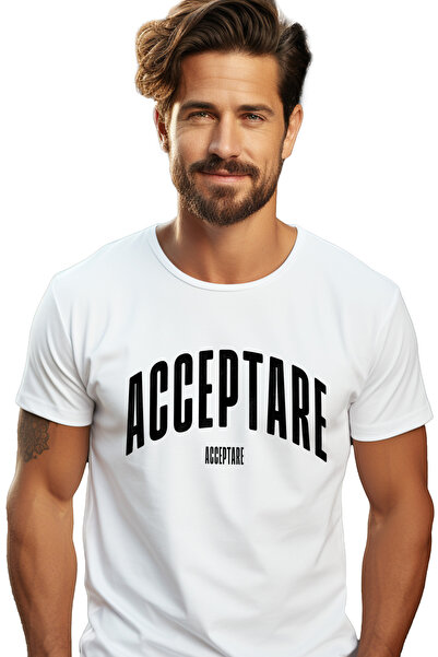 StoryGift Romania Tricou Barbati Cuvantul Acceptare, Motivational, Self Help,...