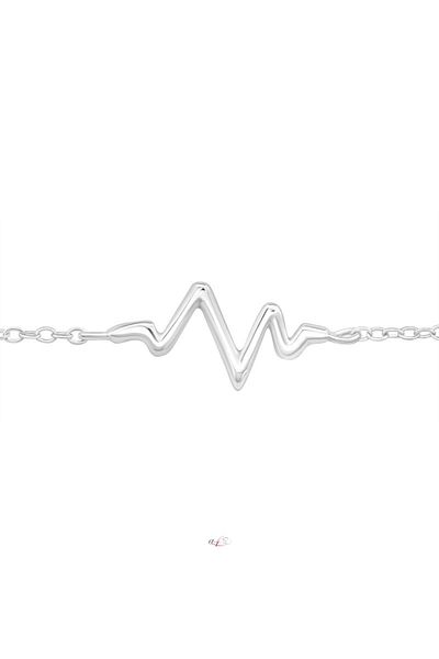 Silver Brățară Heartbeat Argint 925
