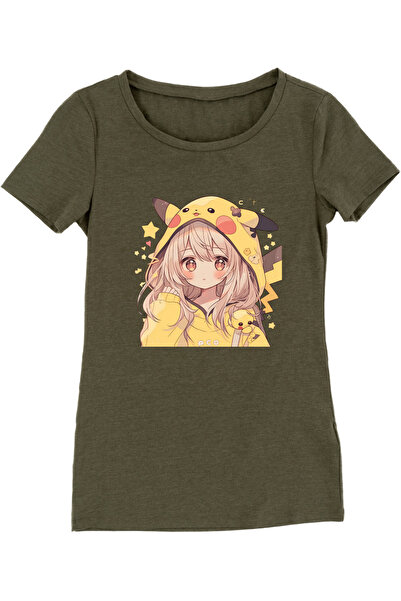 pxm تي شيرت كورومي كيد بيكاتشو منقوش للجنسين