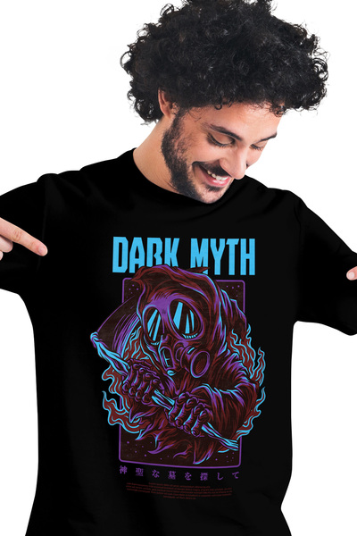 StoryGift Romania Tricou Barbati Cu Fantoma Moartea Cu Coasea Si Masca Anti G...