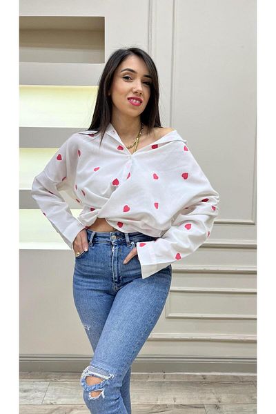 Durmaz Cămașă oversize de in damă sezon nou cămașă de in de vara