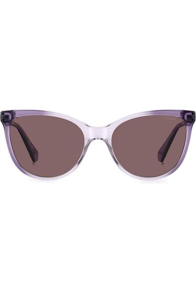 Polaroid Polarized Sunglasses Women Polaroid PLD 4179/S B3V/KL 55, Plastic, Purple, 55 mm