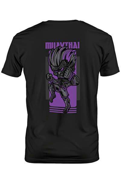 StoryGift Romania Tricou bărbătesc cu personaj de desene animate Karate, text...