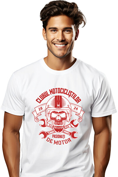 StoryGift Romania Tricou Barbati Clubul Motociclistilor Pasionati De Motor Cr...