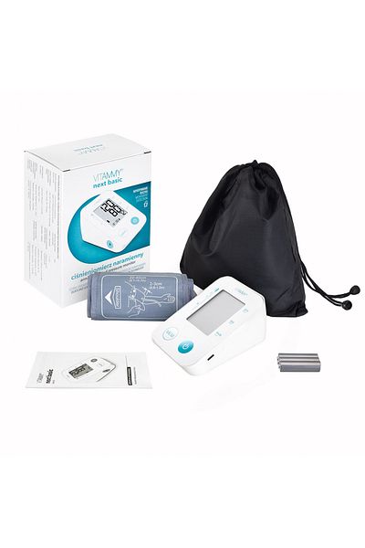 Vitammy Electronic upper arm blood pressure monitor VITAMMY Next Basic, USB plug