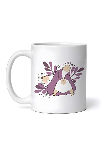 OEM Cană albă personalizată, Pisică blocată într-un dovleac, INOVATIX®. 330ml